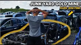 A DAY AT THE JUNKYARD! (RARE FIND)