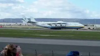 Antonov An- 225 Arriving at Perth Airport