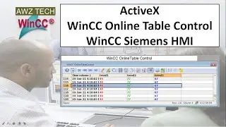 WinCC Online Table Control ActiveX Controls WinCC Siemens HMI