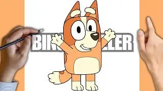 Como Dibujar Bingo Heeler | Bluey | Paso a Paso