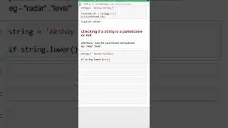 Python Practice Questions | Reversing Strings and Checking Palindromes!