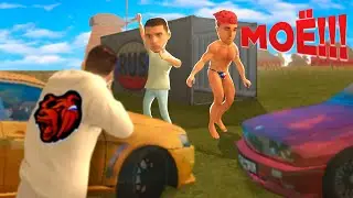 ВДВОЁМ ВЗЯЛИ СЕМЕЙНЫЙ КОНТЕЙНЕР НА БЛЕК РАША! ПРОКАЧКА СЕМЬИ! ПУТЬ БОМЖА НА BLACK RUSSIA RP КРМП