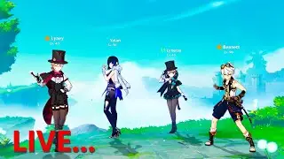 Genshin Impact LIVE :- 4.0 Farming for Lyney ??  ( AR 58 ) [ Genshin Impact ]