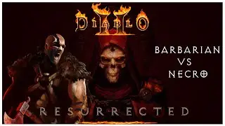 D2R PvP - Barbarian vs Necro | Let's Rock !