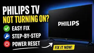 Fix PHILLIPS Flat Screen NOT Turning ON (Roku)