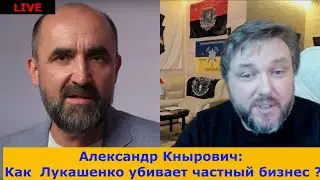 Кнырович : Лукашенко в быстром темпе убивает частный бизнес  Беларуси. Зачем ?