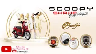 Honda scoopy prestige 2023_2024 | Scoopy prestige red color _ Scoopy NCX Cambodia