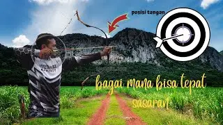 Latihan memanah nocking and realese arrow, turkish bow (Onetone13 Archery)