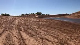 Can am Maverick skimming water