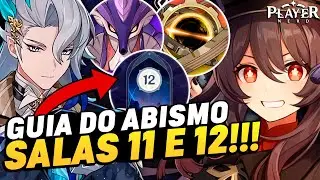 COMO PASSAR ABISMO 4.1 SALAS 11 E 12: DICAS, GUIA E EQUIPES! - GENSHIN IMPACT
