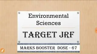 Target jrf| environmental sciences | evs notes| mind mapping