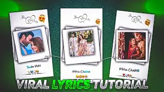New Viral Lo-fi Remix Lyrics Status Video Editing In Inshot | Inshot Trending Lyrics Video Editing 💖