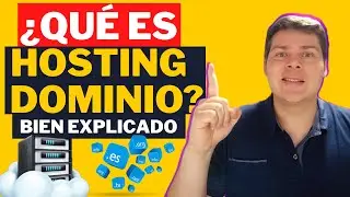 ¿Qué es el HOSTING y el DOMINIO WEB?✅ Comprar BARATO Hosting y Dominio 🤑 para una página web