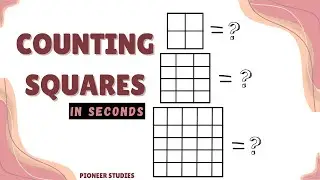 Counting Squares| Math Series | PIONEER STUDIES | #ssc #psc #exam