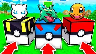 LUCKY BLOCKS Decide Our RANDOMIZED STARTER POKEMON in Minecraft PIXELMON!