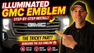 How to Install the Illuminated LED GMC Sierra Emblem / Badge - A Genuine GM Part
