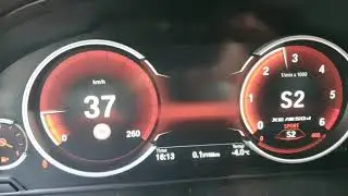 BMW X6 M5.0D interior exhaust sound