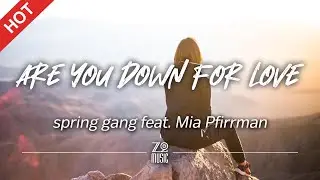 spring gang feat. Mia Pfirrman - Are You down for Love [Lyrics / HD]