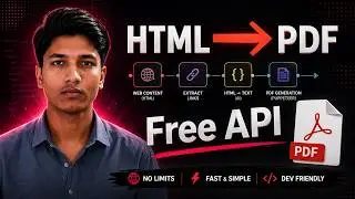 HTML TO PDF Free API - N8N Workflow