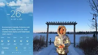 How  - 35 C feels like | Extreme Temperatures in Alberta | Chestermere Lake