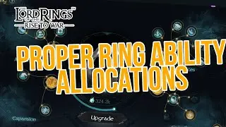 Proper Allocations of Ring Ability | LOTRisetowar