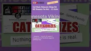 Fact Check: Minnesota Vikings Did NOT Denounce Tim Walz -- It's Satire