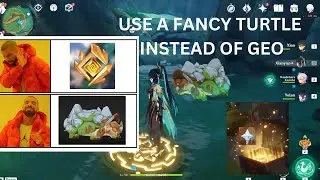 Unlocking a Chest with a Turtle in Genshin Impact!