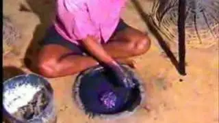 Natural Indigo Dye Fermentation Process