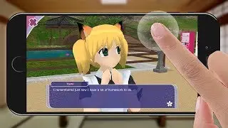 Trying to interact with anime girl (Shoujo City)