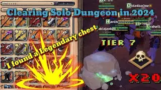 Clearing solo dungeon in 2024 in || Albion Online || Does it really worth it?! tier 7 maps
