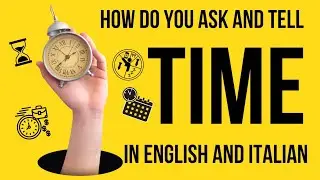 How can you tell and ask the time?Urdu-English- Italian @astworldofficial1019