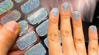 Viral TAPPING ASMR with Gel Nail Stickers💅🏻