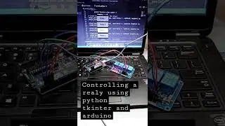 control arduino relay with python tkinter #arduino #esp8266 #iot