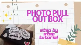 Photo pull out box| step by step tutorial | easy to make| Amishis Creations #giftideas#creativity