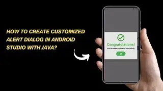 how to create customized alert dialog in android studio with java?