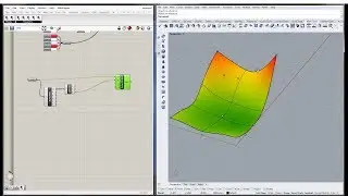 ColorNURBS demo (for Isogeometric Analysis Visualization) - Grasshopper / Rhino