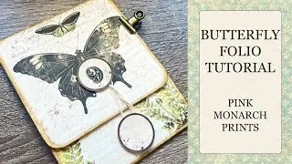 Butterfly Folio Tutorial Junk Journal Inspiration and Easy Kits