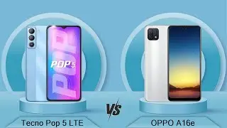 Tecno Pop 5 LTE Vs OPPO A16e - Full Comparison [Full Specifications]