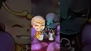 [Undertale приколы - комиксы 2022] - Дрим и Найт | Первый снег!