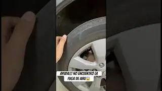 Alguien que me ayude!!! #ayuda #fyp #aire #fuga #carros #foryoupage #llanta #llanteros