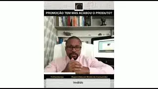 PROMOÇÃO TEM MAS ACABOU O PRODUTO?
