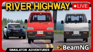 BeamNG River Highway Map Update! - BeamMP Live