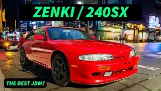 1995 NISSAN S CHASSIS 240SX ZENKI SR20 JDM YOUNGTIMER EXTERIOR MAKEOVER & TEST DRIVE!