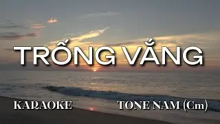 Trống Vắng - Karaoke Tone Nam (Cm) | Beat Chuẩn 2025 | Sam Karaokes