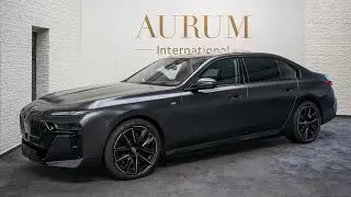 [2024] BMW i7 xDrive60 M Sport FROZEN DEEP GREY METALLIC / MERINO BLACK | AURUM |