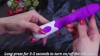Vibrador o masajeador de punto G con estimulacion de clítoris