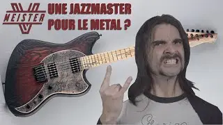 Une Fender Jazzmaster pour jouer du metal? fabrication V-Meister dark premium
