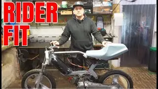 getting the correct riding position for the Peugeot Fox Deluxe 50cc Racer