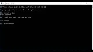 CREATE USER 