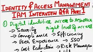 Identity and Access Management Interview Questions and Answers | Part 1 | Cybersecurity Interview `